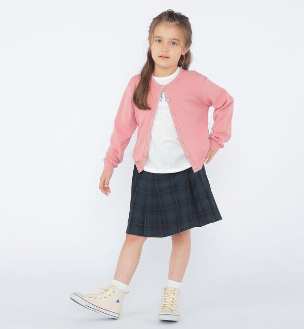 SHIPS KIDS「SHIPS KIDS:100～130cm / リバティ ニット カーディガン」|カーディガン|