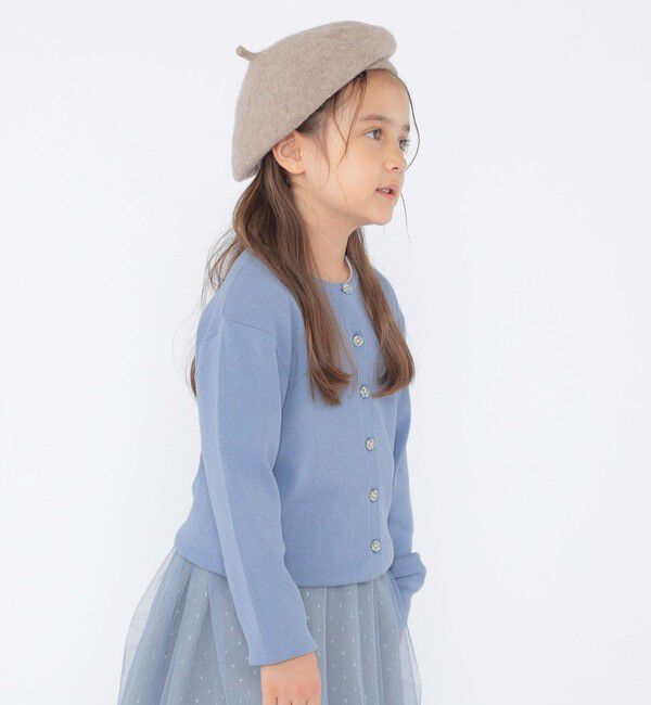 SHIPS KIDS「SHIPS KIDS:100～130cm / リバティ ニット カーディガン」|カーディガン|