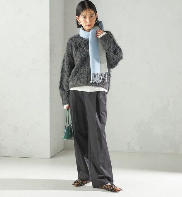 SHIPS for women「カシミヤ リバーシブル マフラー」|マフラー|