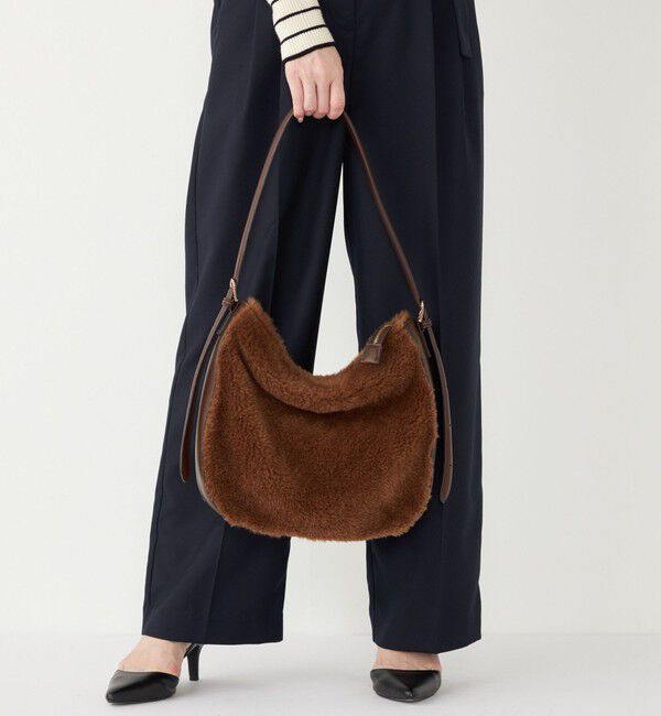 SHIPS Colors 「SHIPS Colors:ボア コンビ ワンショルダー バッグ」|ショルダー・メッセンジャー|