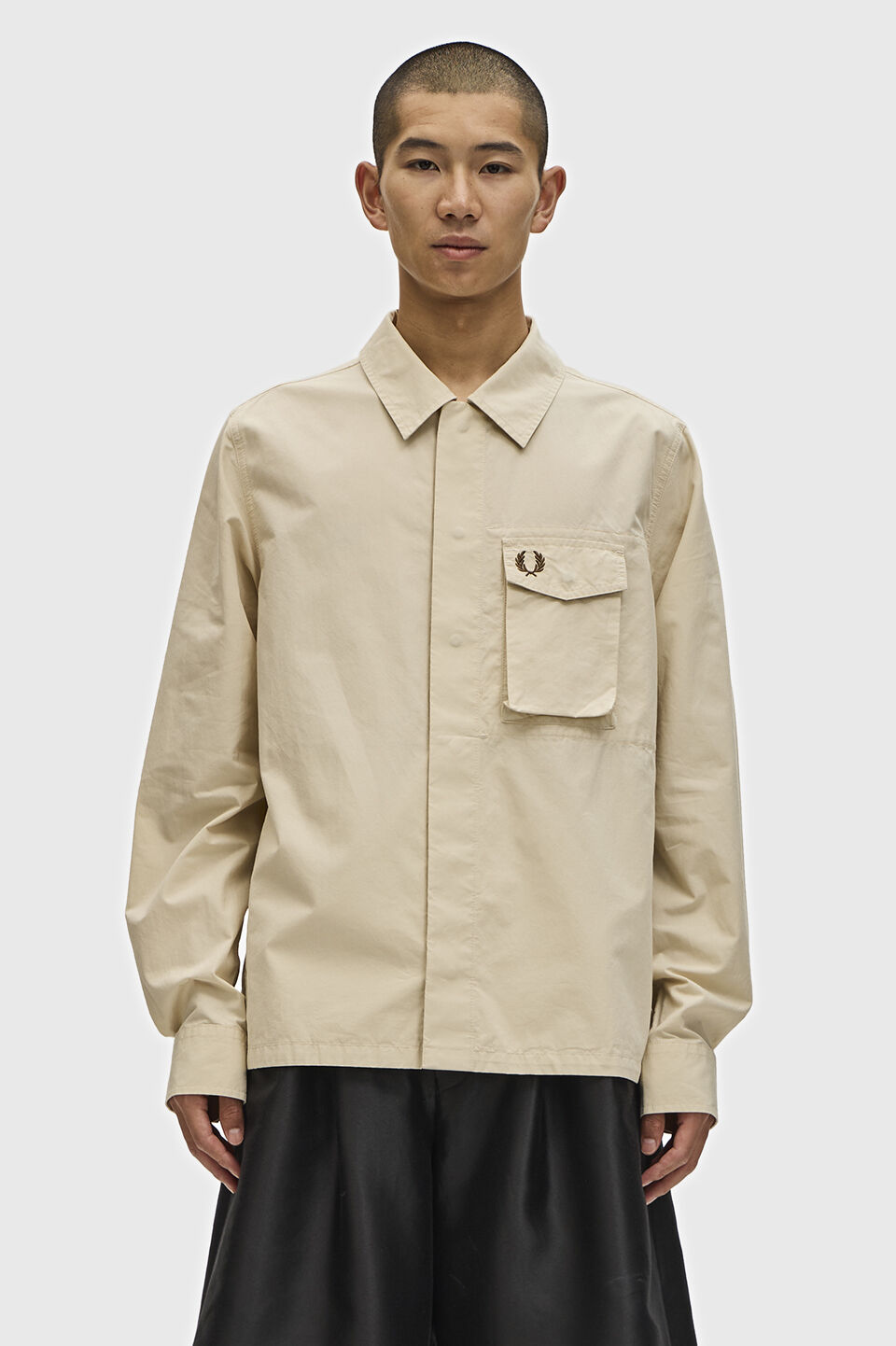 FRED PERRY 「Poplin Overshirt」|シャツ・ブラウス|OATMEAL