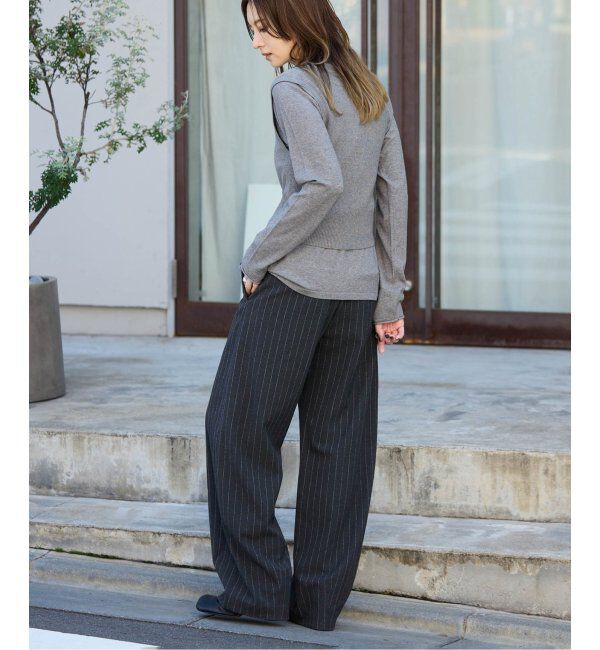 OUTDOOR PRODUCTS Usual Things「ニットシャツニットビスチェ2点SET」|ニット・セーター|