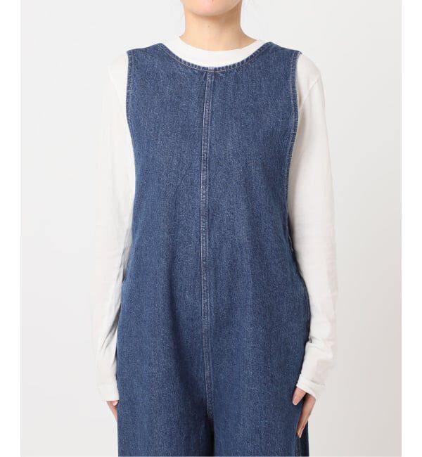 OUTDOOR PRODUCTS Usual Things「≪予約≫ULT デニムバックVネックオールインワン」|オールインワン|
