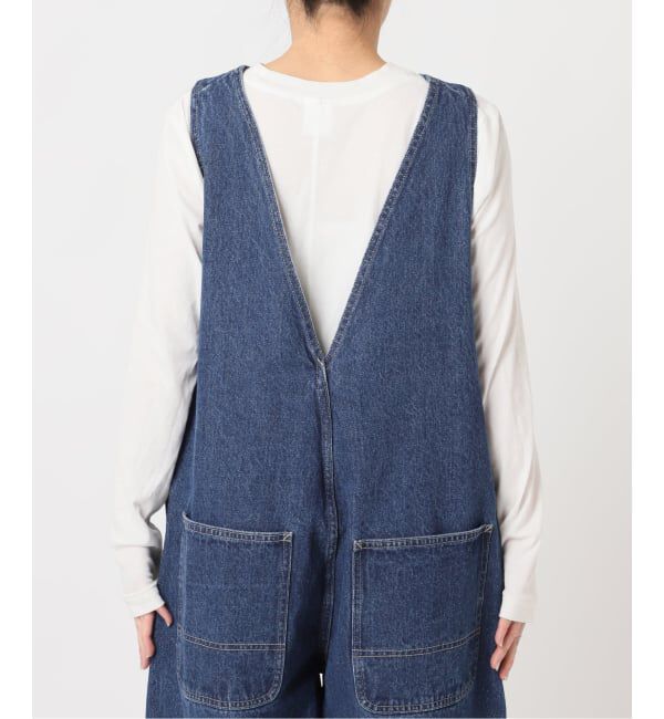 OUTDOOR PRODUCTS Usual Things「≪予約≫ULT デニムバックVネックオールインワン」|オールインワン|