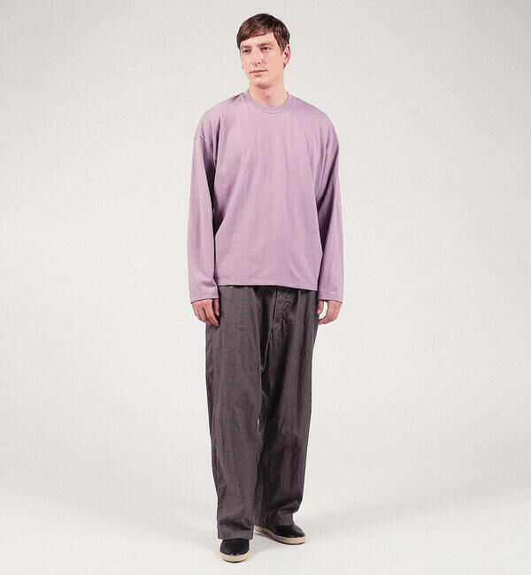 GALERIE VIE「コットン吊り天竺 ロングスリーブクルーネックカットソー」|Tシャツ・カットソー|