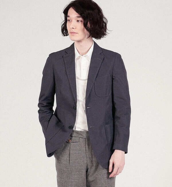 TOMORROWLAND MENS「コットンタイプライター シングル2Bテーラードジャケット BORGHI」|テーラードジャケット|