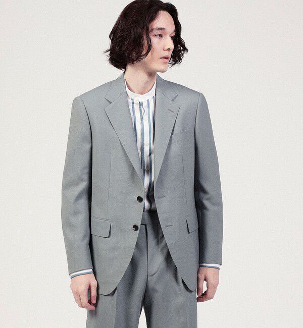 TOMORROWLAND MENS「パタゴニアウール シングルブレステッド2Bジャケット TONIK WOOL」|テーラードジャケット|