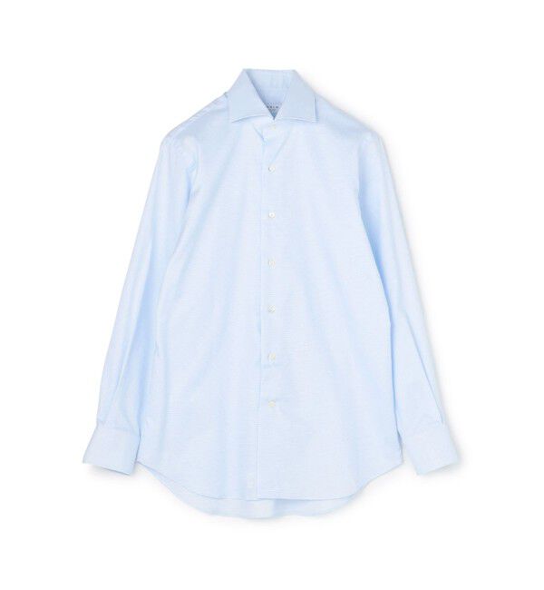 TOMORROWLAND MENS「120/2ロイヤルオックス ワイドスプレッドカラーシャツ」|シャツ・ブラウス|64 ブルー系