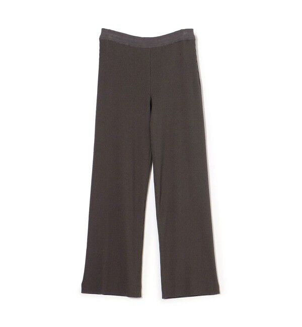 GALERIE VIE「コットンウールリブ イージーパンツ」|その他|17 チャコールグレー