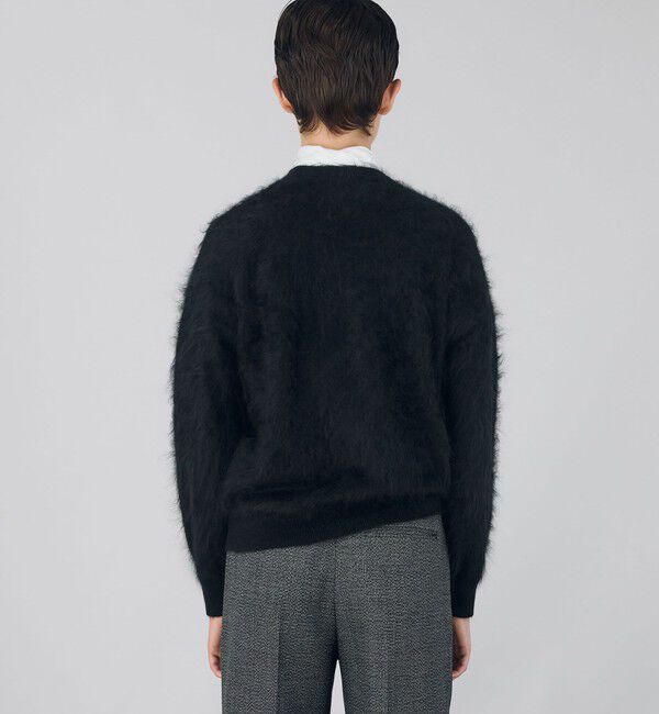 DES PRES「ピュアカシミヤファー クルーネックプルオーバー」|ニット・セーター|