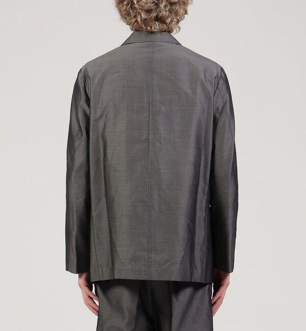 TOMORROWLAND MENS「ウールシルク シングルブレステッド3Bジャケット」|テーラードジャケット|