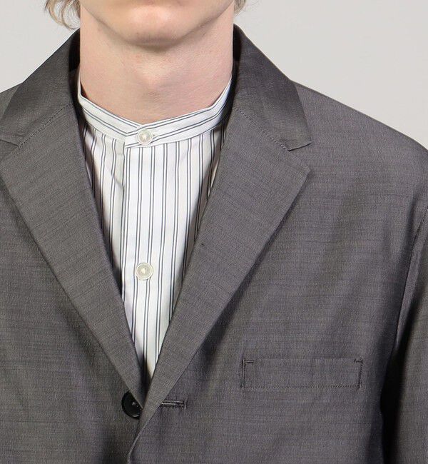 TOMORROWLAND MENS「ウールシルク シングルブレステッド3Bジャケット」|テーラードジャケット|