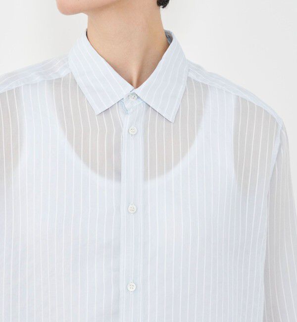 GALERIE VIE「セルロースシルクブロード リラックスシャツ」|シャツ・ブラウス|