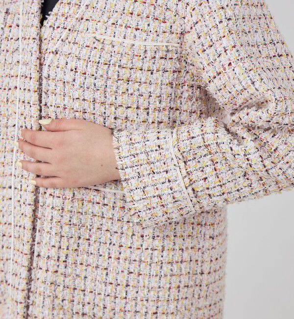 Ballsey「Petunia カラーレスジャケット」|ノーカラージャケット|