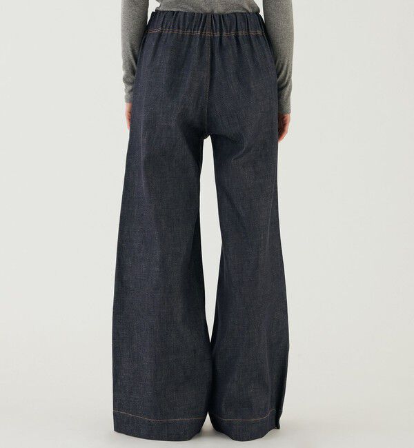 GALERIE VIE「リジットデニム ワイドイージーパンツ」|デニム|