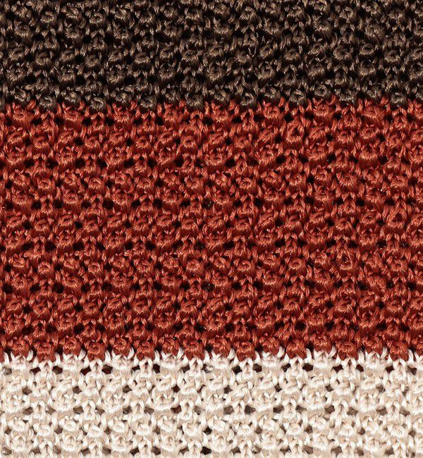 TOMORROWLAND GOODS「TOMORROWLAND シルク ボーダーニットタイ」|ネクタイ・蝶ネクタイ|