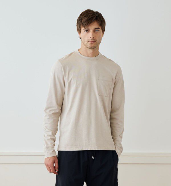 JAMES PERSE「コットン ポケットクルーネックプルオーバー MNLL3693」|Tシャツ・カットソー|
