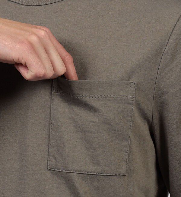 JAMES PERSE「コットン ポケットクルーネックプルオーバー MNLL3693」|Tシャツ・カットソー|