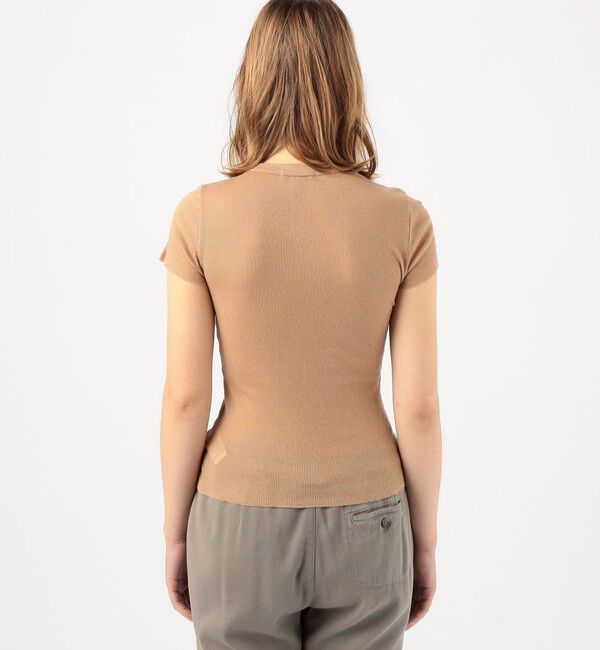 JAMES PERSE「コットンカシミヤブレンドリブ クルーネックTシャツ WVA3978」|Tシャツ・カットソー|