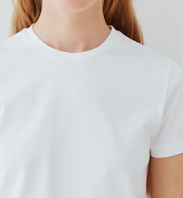 GALERIE VIE「ファインコットン クルーネックTシャツ」|Tシャツ・カットソー|