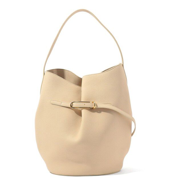 TOMORROWLAND GOODS「LIFFNER BELTED BUCKET  L ショルダーバッグ」|ショルダー・メッセンジャー|41 ライトベージュ