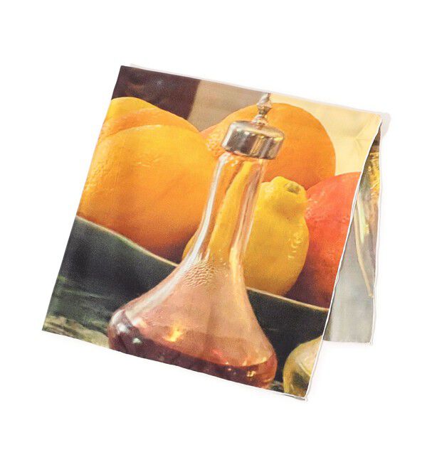 TOMORROWLAND GOODS「MESKO STUDIO プリントスカーフ」|バンダナ・スカーフ|26 オレンジ系