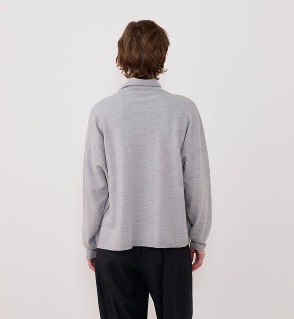 GALERIE VIE「ボイルドウール ジップアップカーディガン」|カーディガン|