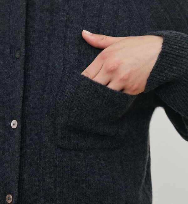 DES PRES「ベビーカシミヤ クルーネックカーディガン」|カーディガン|