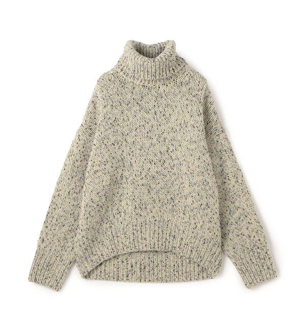 GALERIE VIE「セサミメランジ タートルネックプルオーバー」|ニット・セーター|56 カーキ系