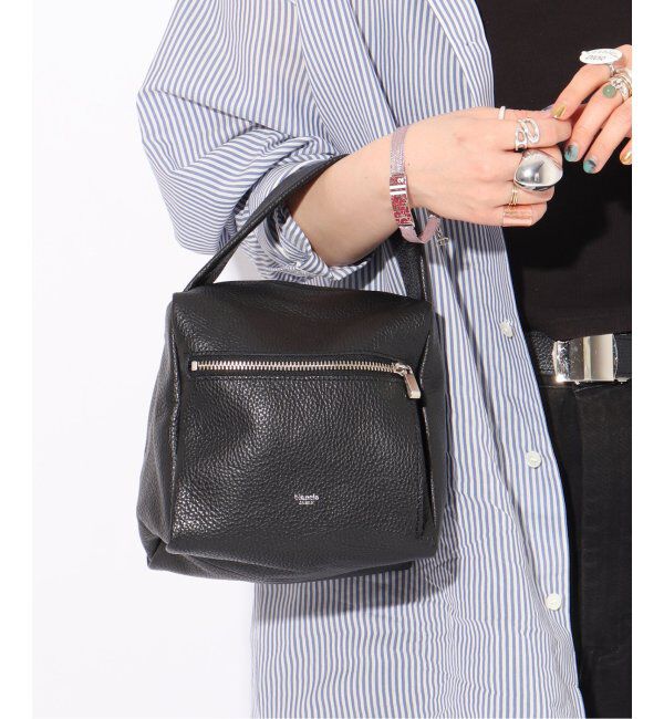  「【blancle/ ブランクレ】S.LETHER Dice handle」|ハンドバッグ|ブラック