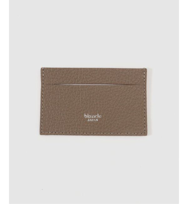  「【blancle/ ブランクレ】S.LETHER Simple card case」|名刺入れ・カードケース|グレー