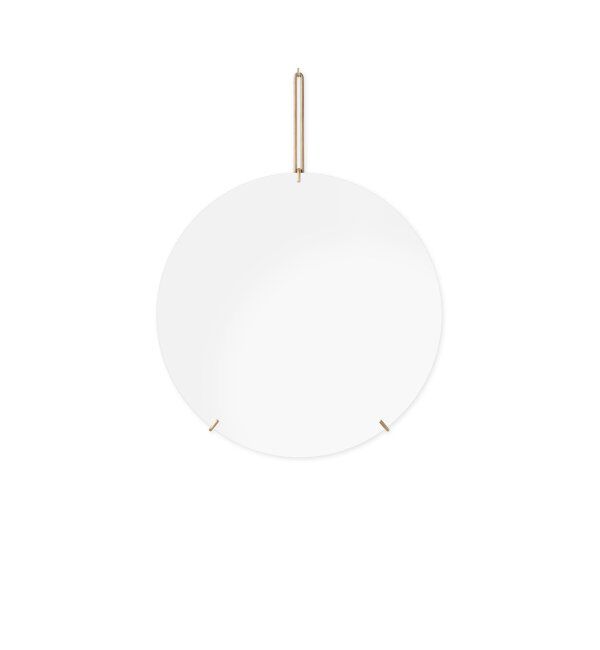 journal standard Furniture「【MOEBE/ムーベ】WALL MIRROR 50cm 真鍮 ウォールミラー」|ステーショナリー|