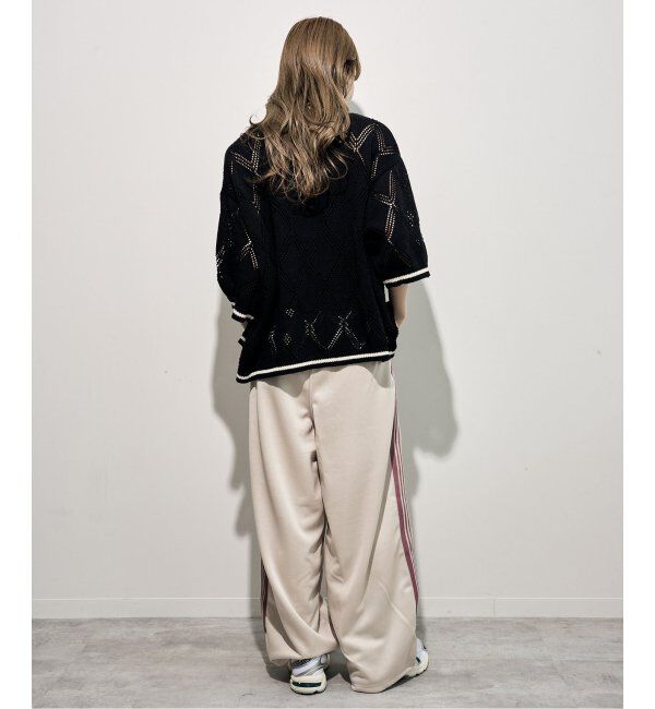 JOINT WORKS「ANNA SUI NYC/クロシェライクシアーニットポロシャツ」|ポロシャツ|