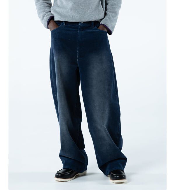 JOINT WORKS「irojikake/イロジカケ SUNFADE CORDUROY PANTS」|その他|ブルー A