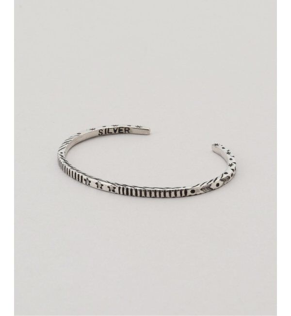 Plage「ERICKA NICOLAS BEGAY/エリッカ ニコラス ビゲイ SV SQ STAMPバングル」|ブレスレット・バングル|