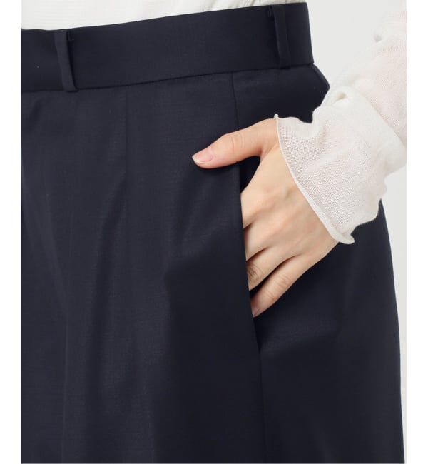 Plage「WO SE 2Tuck Wide パンツ」|スラックス|