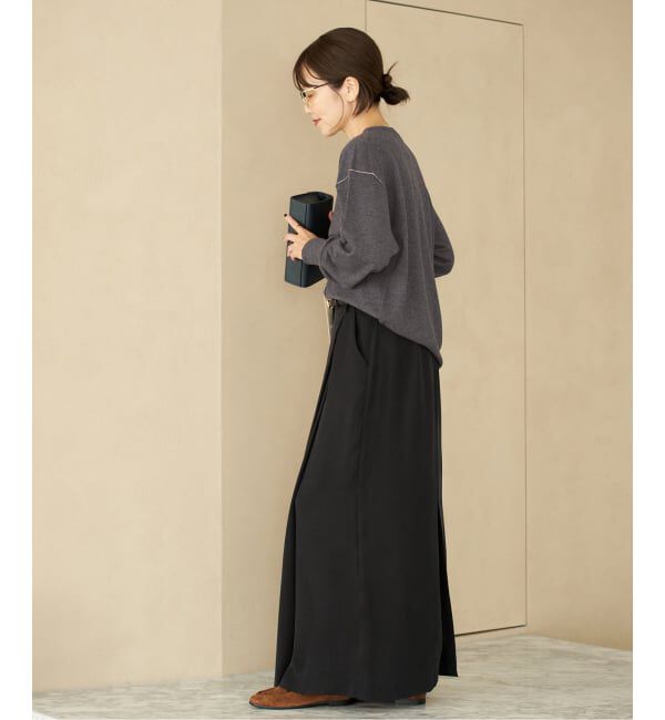 Plage「TWO TONE Vネック カーディガン」|カーディガン|