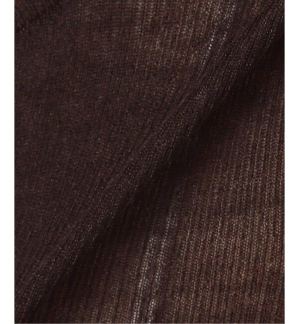 Plage「WO Mix Sheer Rib ニット」|ニット・セーター|