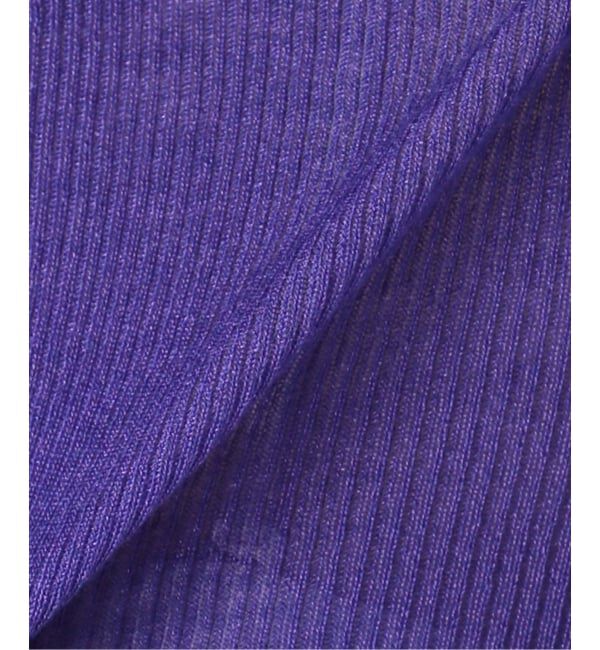 Plage「WO Mix Sheer Rib ニット」|ニット・セーター|