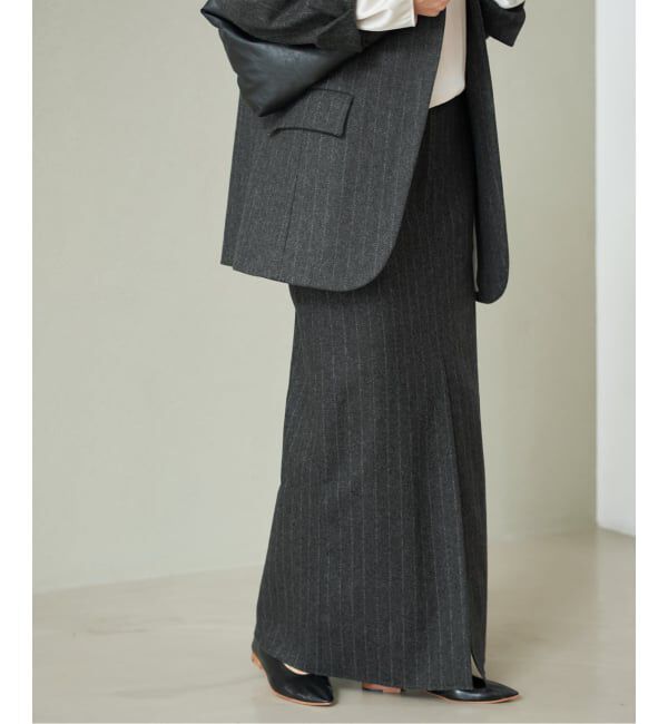 Plage「R&rsquo;IAM メルトンストライプ スカート」|スカート|