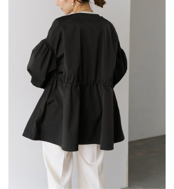 VERMEIL par iena「ノーカラーギャザーZIPブルゾン」|その他|