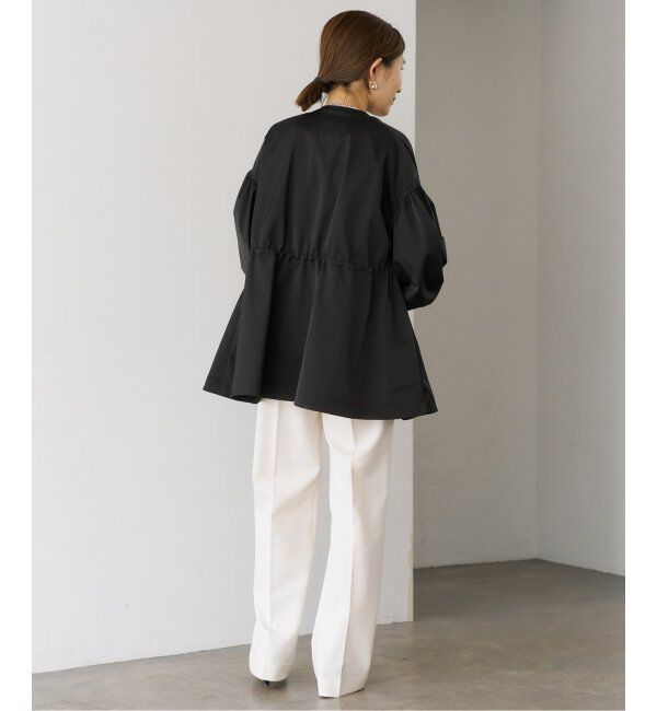 VERMEIL par iena「ノーカラーギャザーZIPブルゾン」|その他|