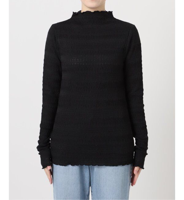 IENA LA BOUCLE「IENA LA BOUCLE ウェーブラッセルハイネックプルオーバー」|Tシャツ・カットソー|