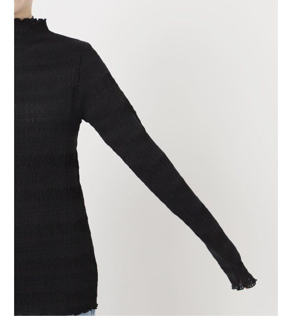 IENA LA BOUCLE「IENA LA BOUCLE ウェーブラッセルハイネックプルオーバー」|Tシャツ・カットソー|