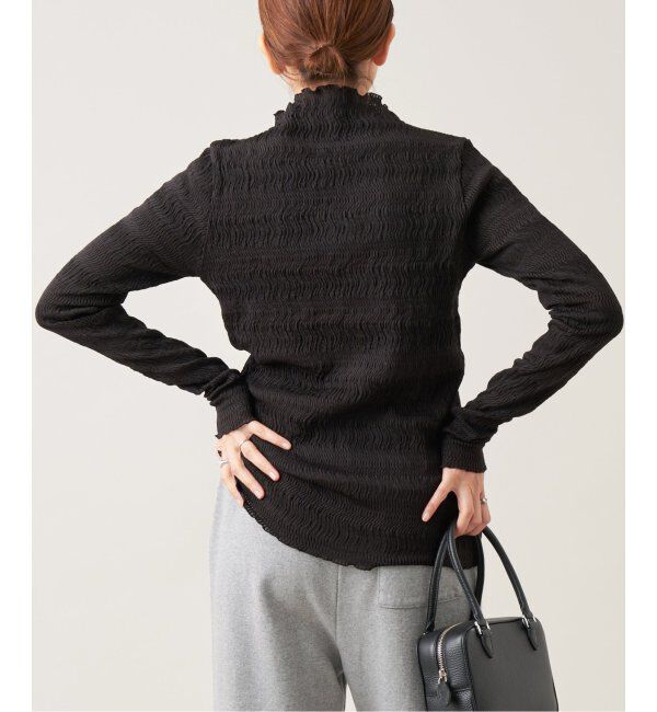 IENA LA BOUCLE「IENA LA BOUCLE ウェーブラッセルハイネックプルオーバー」|Tシャツ・カットソー|