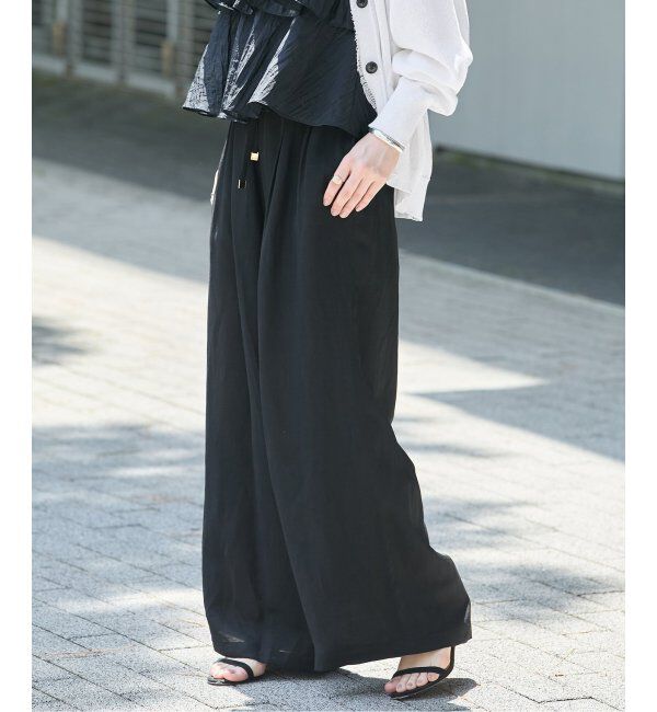 VERMEIL par iena「トリアセリネン リラックスパンツ」|その他|