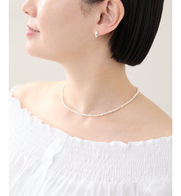 VERMEIL par iena「MERCEDES SALAZAR メルセデス サラザール Pear ネックレス 16inc PER379」|ネックレス|ナチュラル