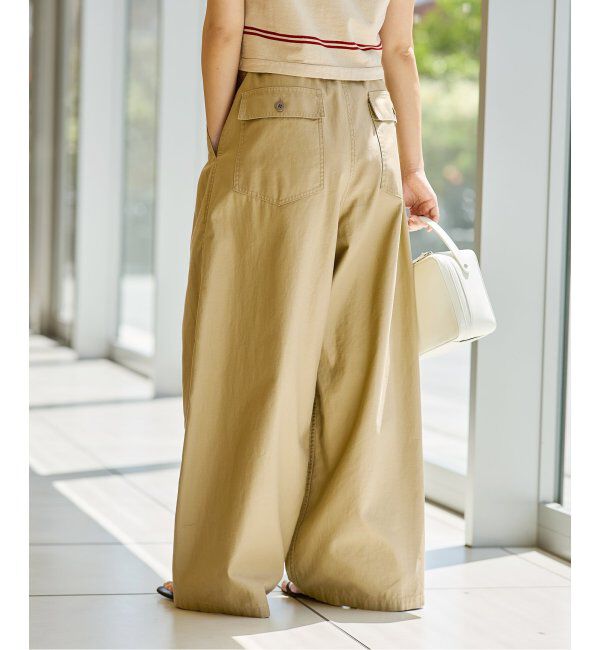 IENA LA BOUCLE「IENA LA BOUCLE スラブバックサテンパンツ2」|その他|