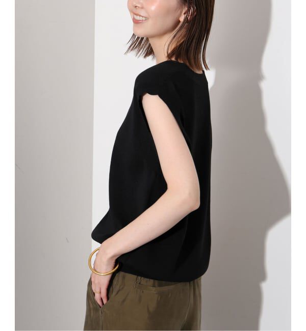 SLOBE IENA「《WEB限定/追加》総針Vネック ニットベスト」|ベスト・ジレ|