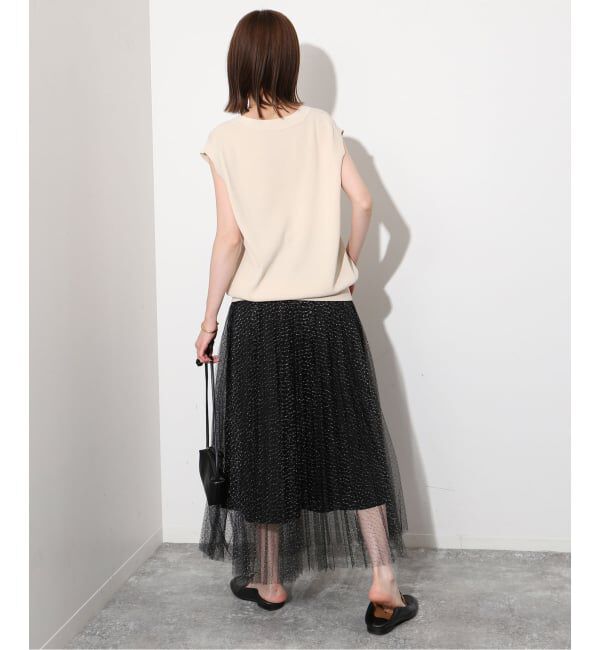 SLOBE IENA「《WEB限定/追加》総針Vネック ニットベスト」|ベスト・ジレ|